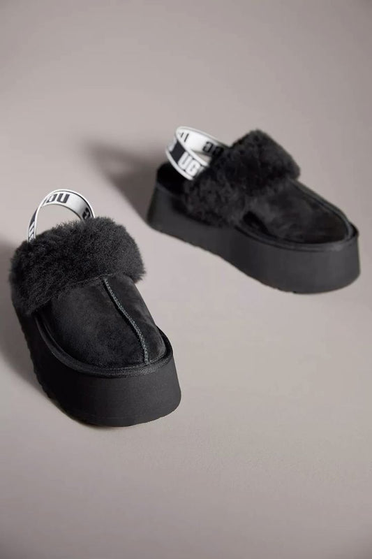 UGG Funkette Slipper Black