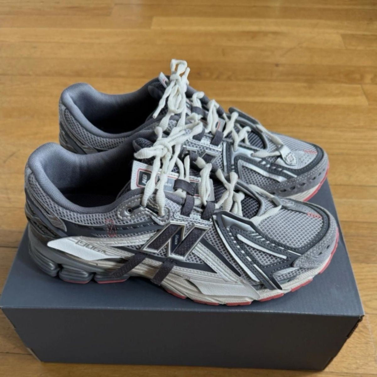 New Balance 1906A Slate Grey Drift Red - 2