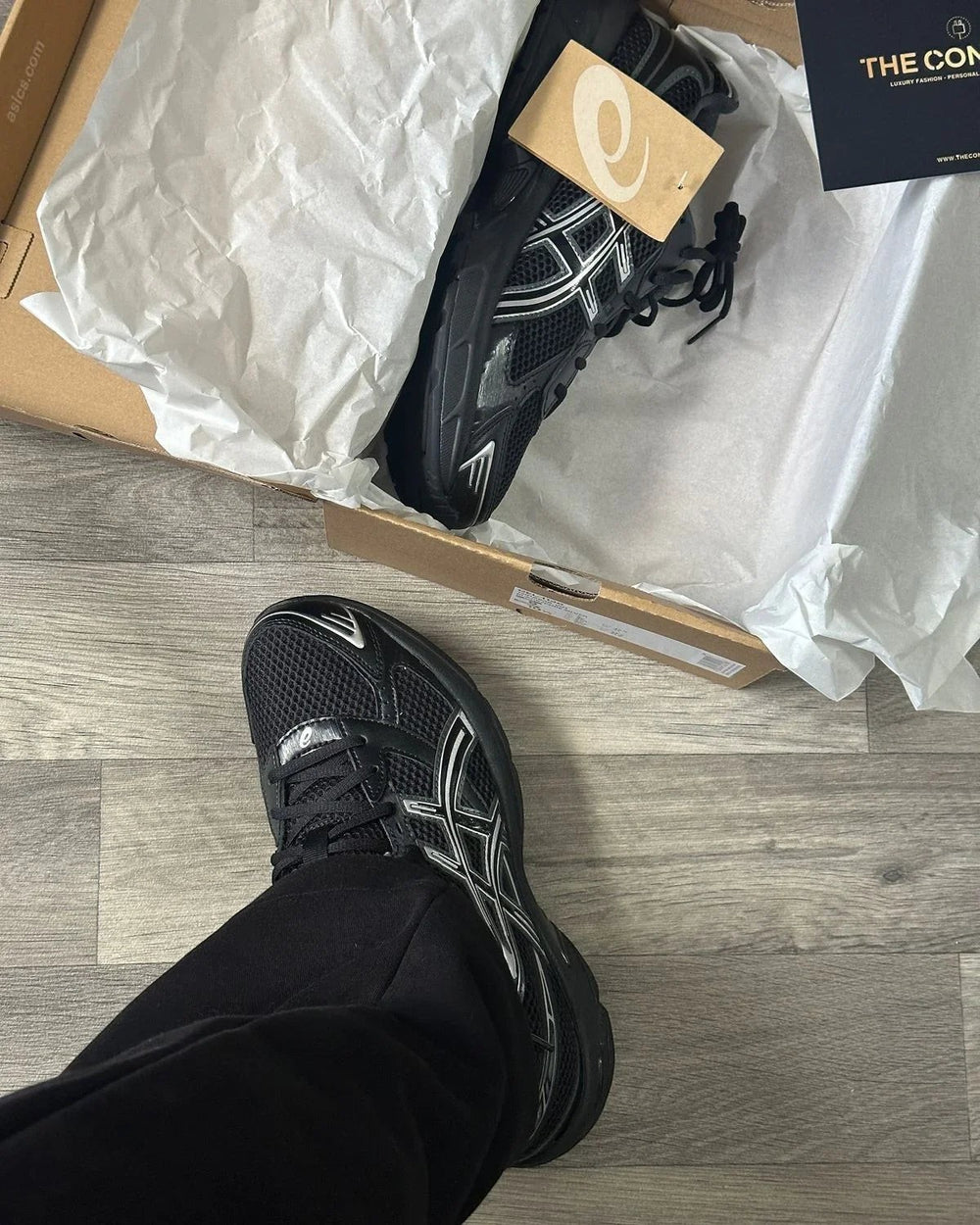 ASICS Gel-1130 Black Pure Silver