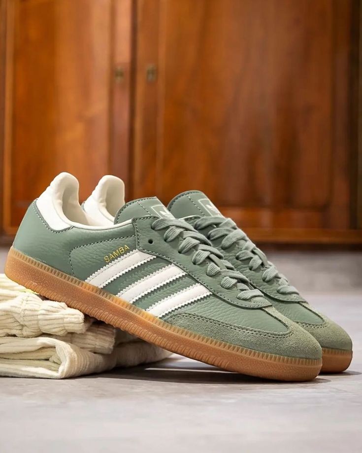 Adidas Samba OG Silver Green - 4