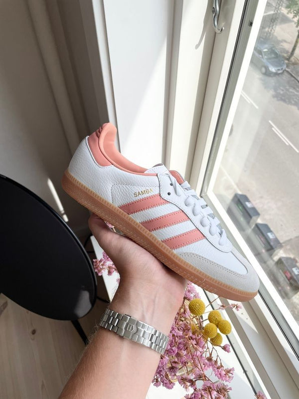 adidas Samba OG White Wonder Clay Gum (Women's)