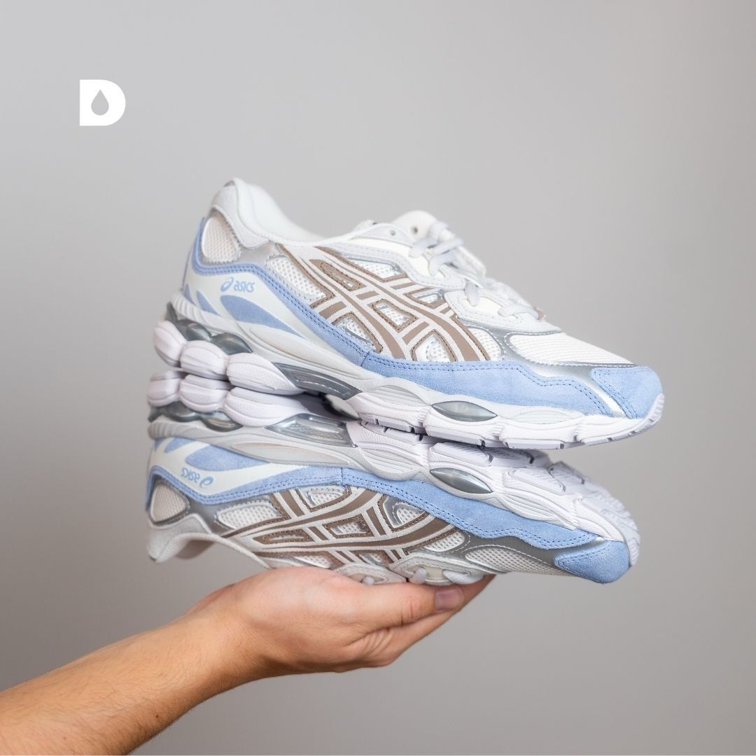 ASICS Gel-NYC Cream Cloud Grey Blue - 4