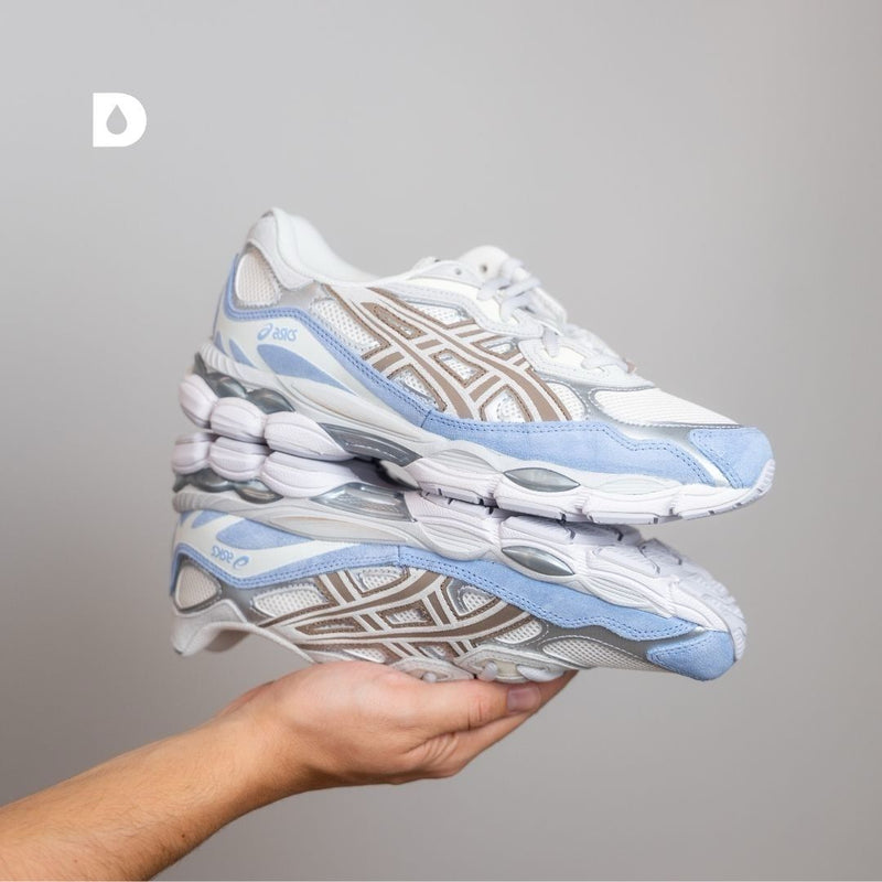 ASICS Gel-NYC Cream Cloud Grey Blue