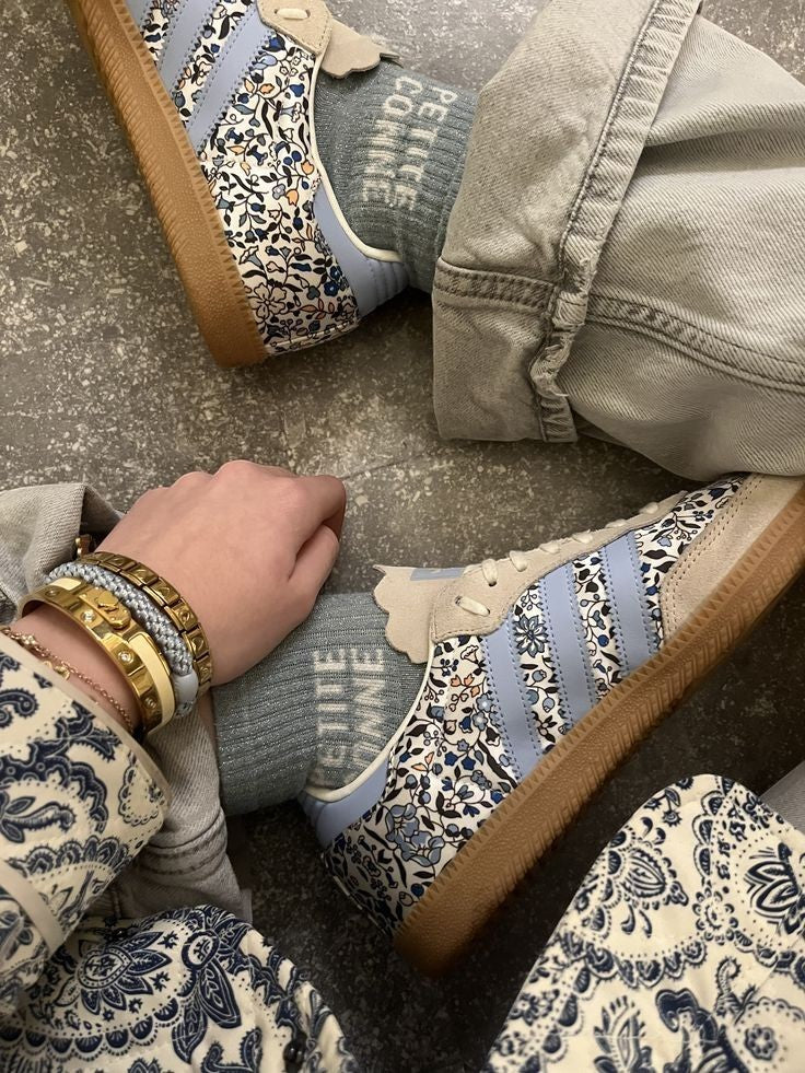 Adidas Samba OG Liberty London Blue Floral