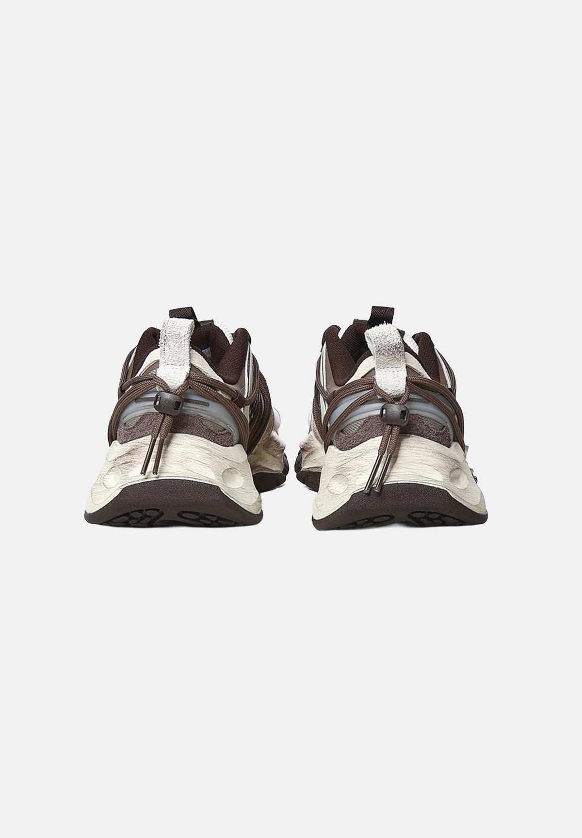 adidas XLG Runner Deluxe 2.0 Off White Aurora Coffee Trace Green Metallic - 4