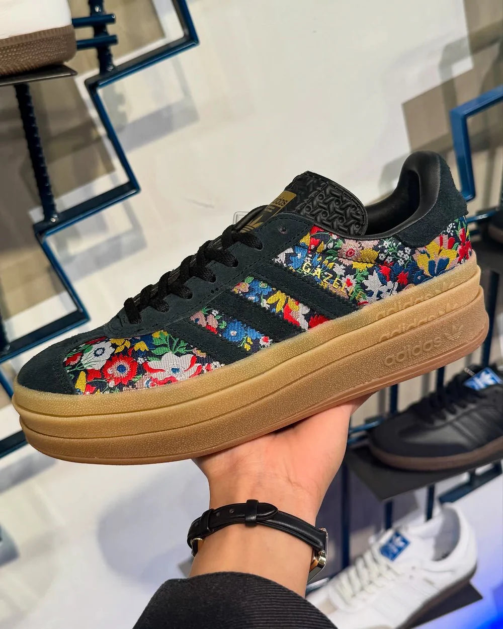 adidas Gazelle Bold Liberty London Floral Embroidery (Women's) - 2