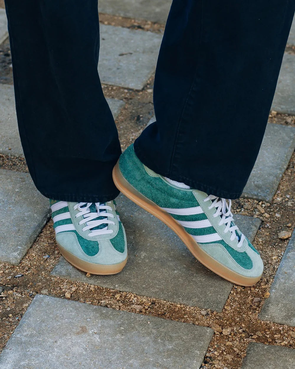 adidas Gazelle Indoor Mineral Green Silver Dawn - 2
