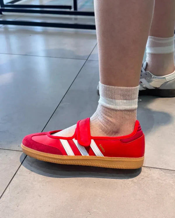 adidas Samba Jane Scarlet White Gum (Women's) - 2