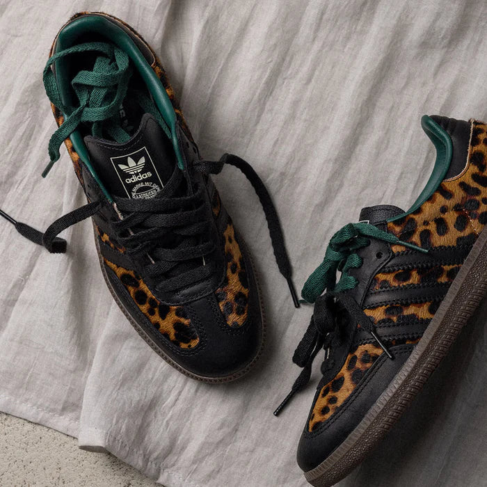 Adidas Samba OG Black Green Leopard - 2