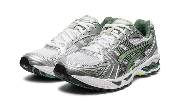 ASICS Gel-Kayano 14 White Pure Silver Slate Grey Sage
