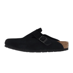 Birkenstock Boston Soft Footbed Suede Black Birkenstock