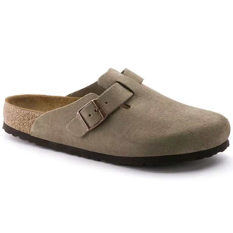 Birkenstock Boston Soft Footbed Suede Taupe - 4