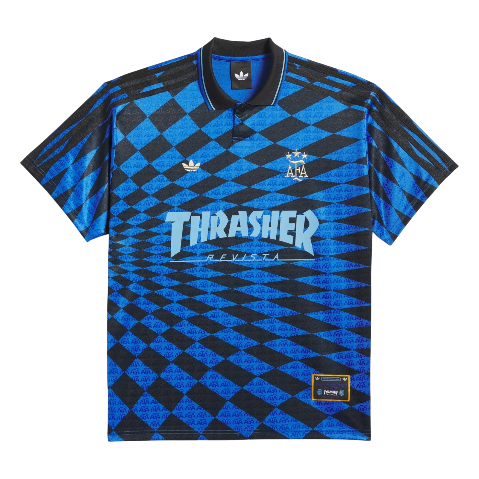 adidas x Thrasher Argentina Jersey Black/Blue - 1