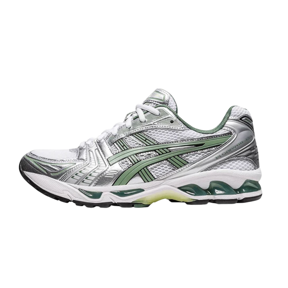 ASICS Gel-Kayano 14 White Pure Silver Slate Grey Sage