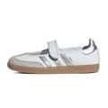 adidas Samba Jane White Silver Metallic (Women's) adidas