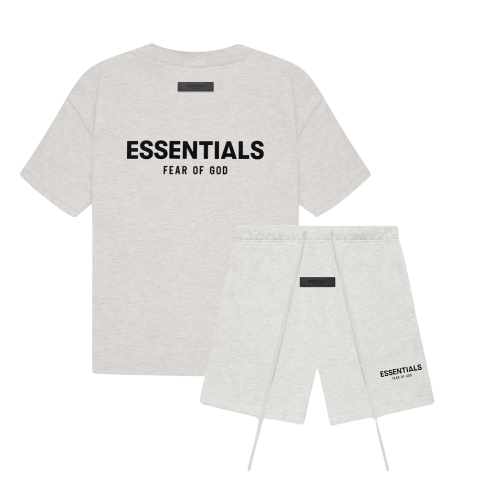 Fear of God Essentials Light Oatmeal Summer Set - 1