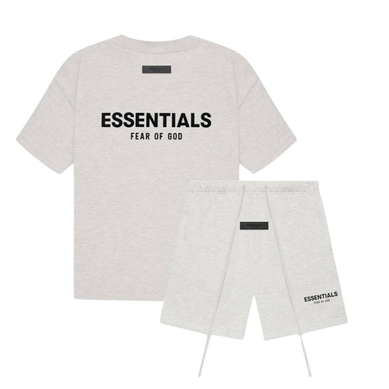 Fear of God Essentials Light Oatmeal Summer Set