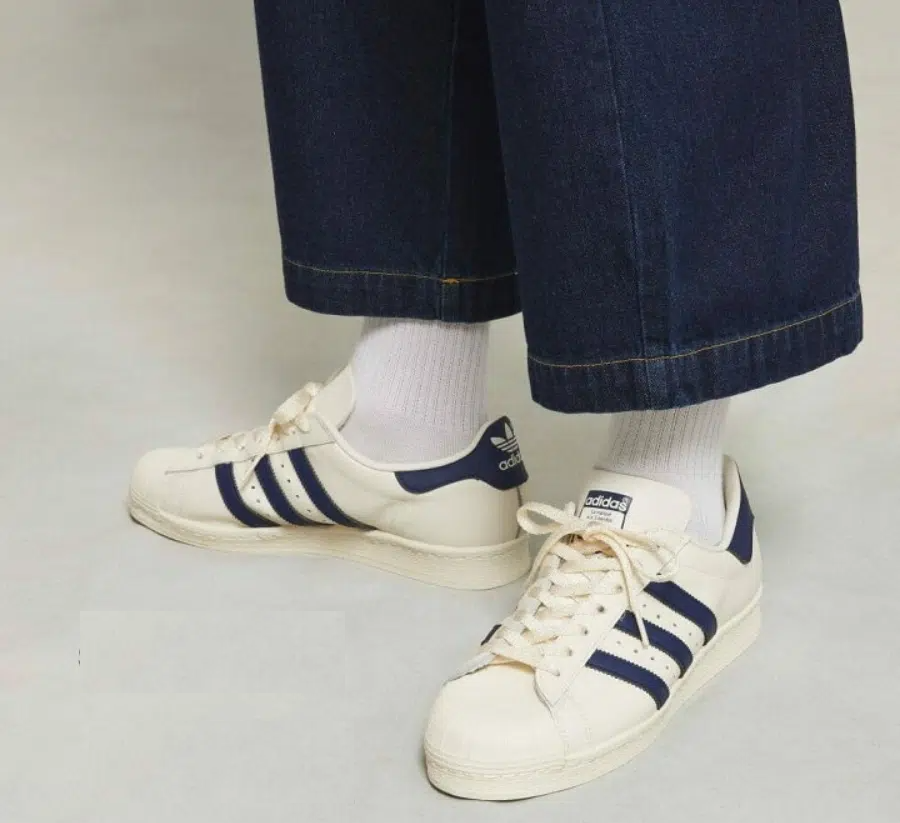 adidas Superstar 82 White Dark Blue - 2