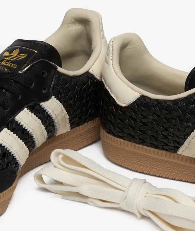 adidas Samba OG Basketweave Black Cream White