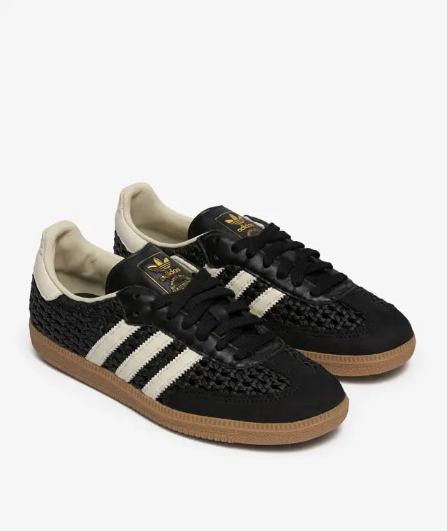 adidas Samba OG Basketweave Black Cream White