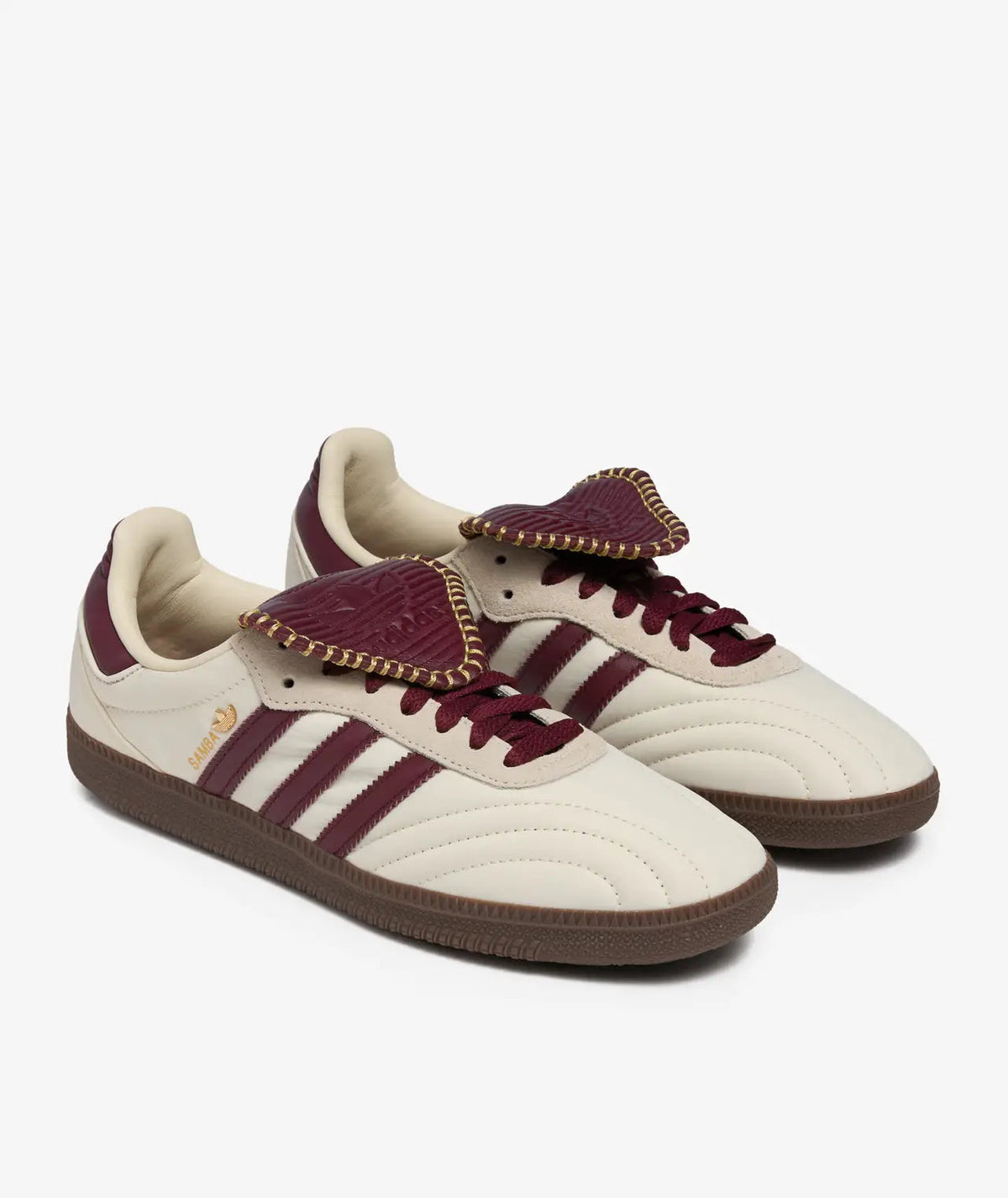 adidas Samba LT Cream White Maroon - 2