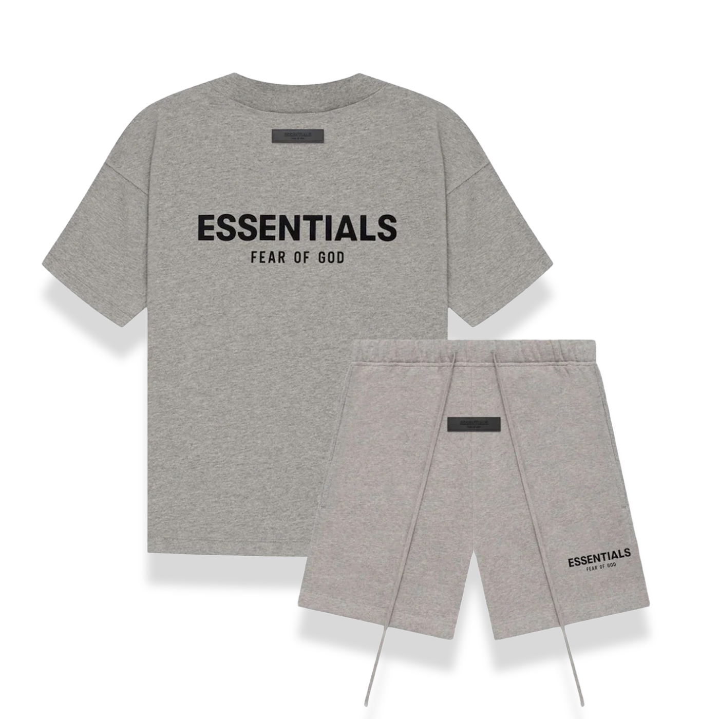 Fear of God Essentials Dark Oatmeal Summer Set - 1