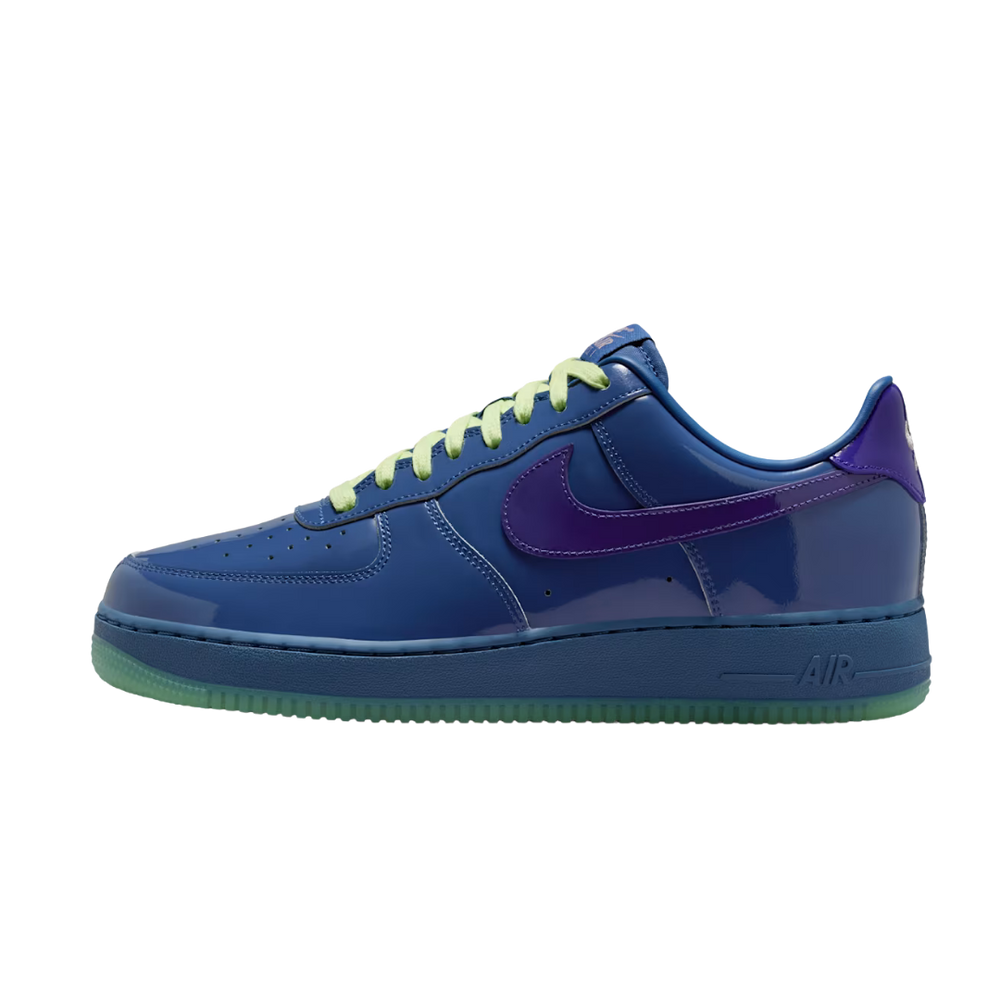 Nike Air Force 1 Low Patent Leather Mystic Navy Grape Ice