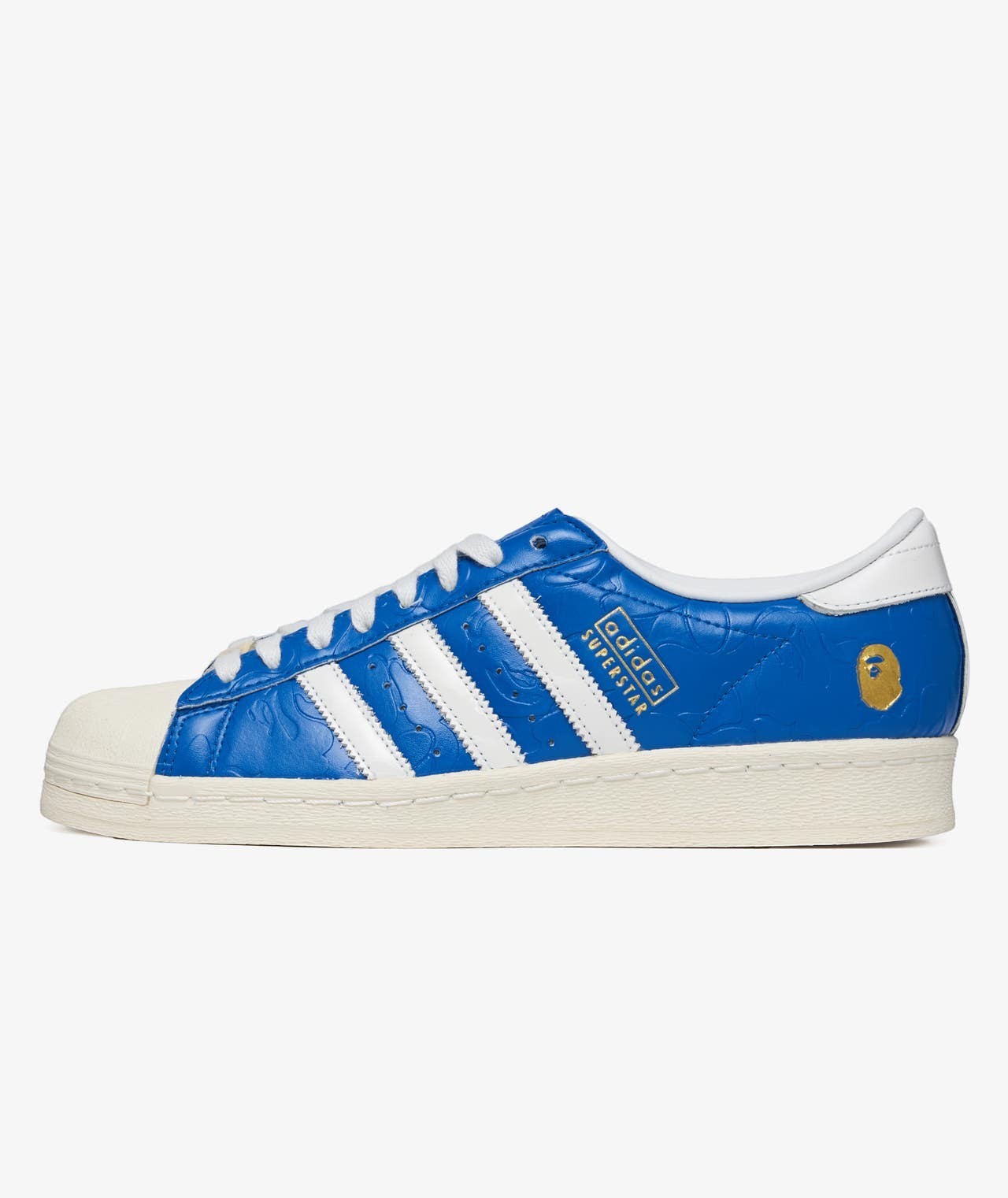 adidas Superstar Vintage Bape Blue White - 2