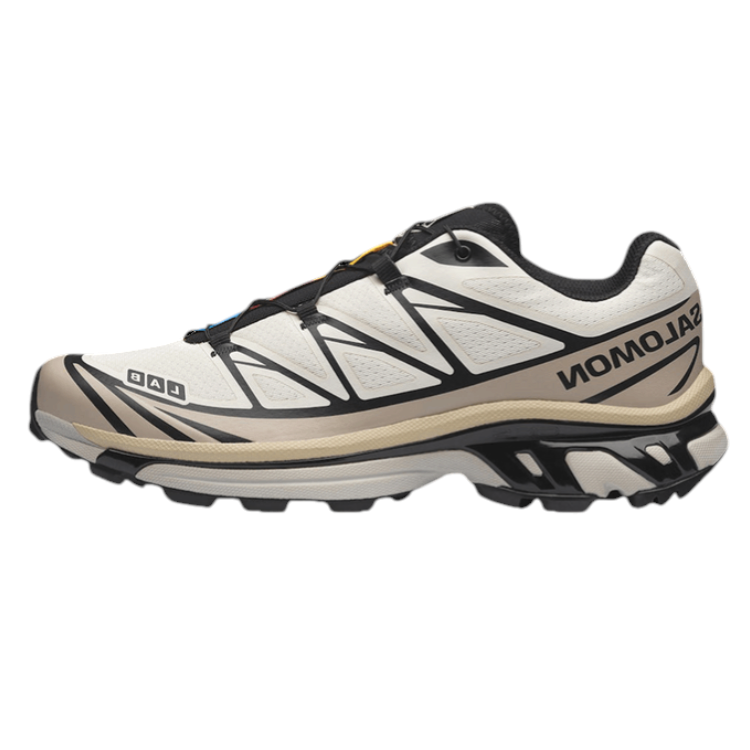 Salomon XT-6 Vanilla Ice Black Silver Cloud