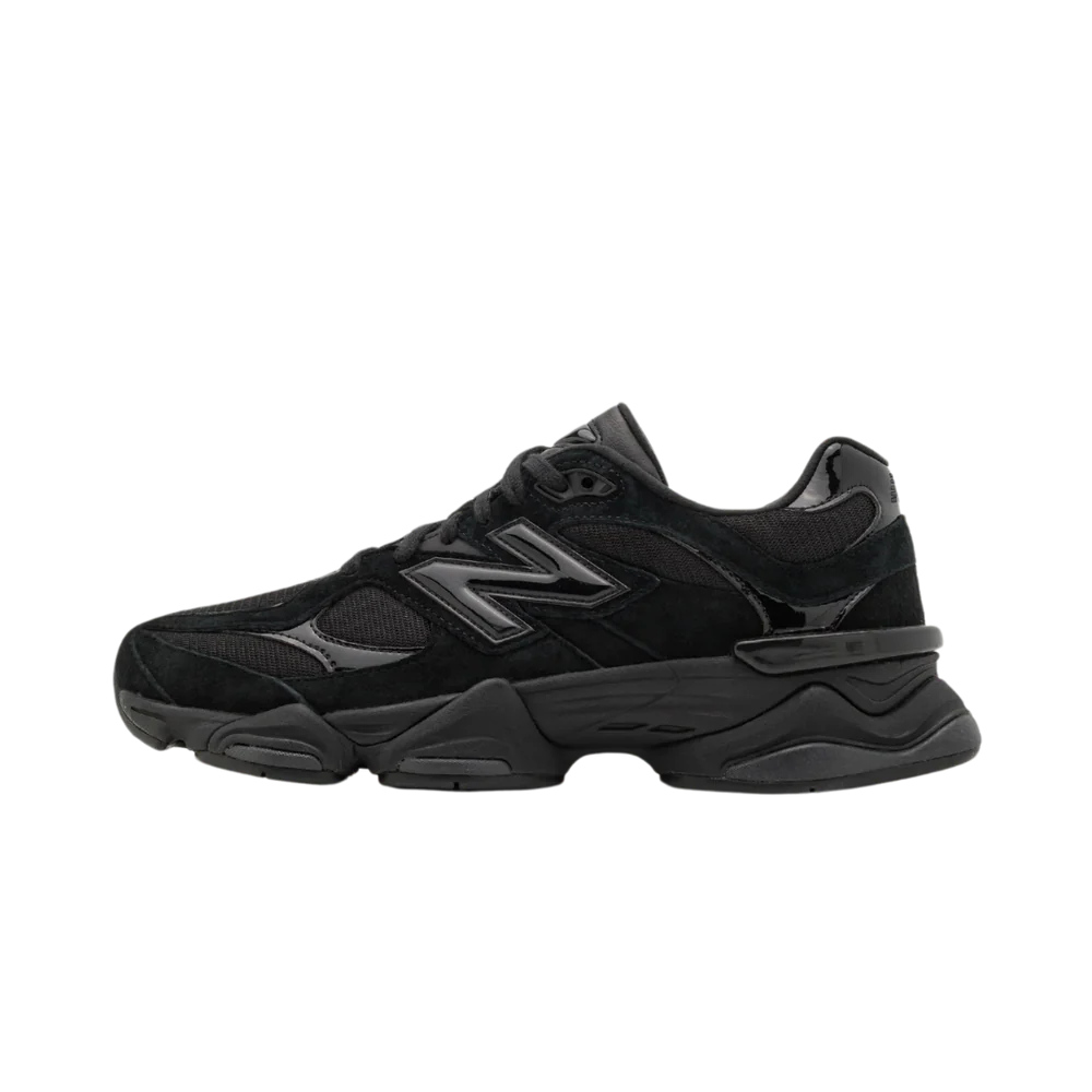 New Balance 9060 Triple Black Patent - 1