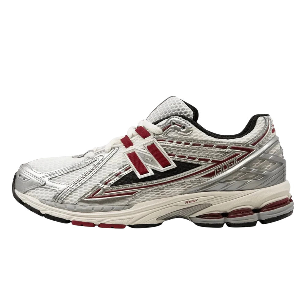 New Balance 1906R Silver Classic Crimson