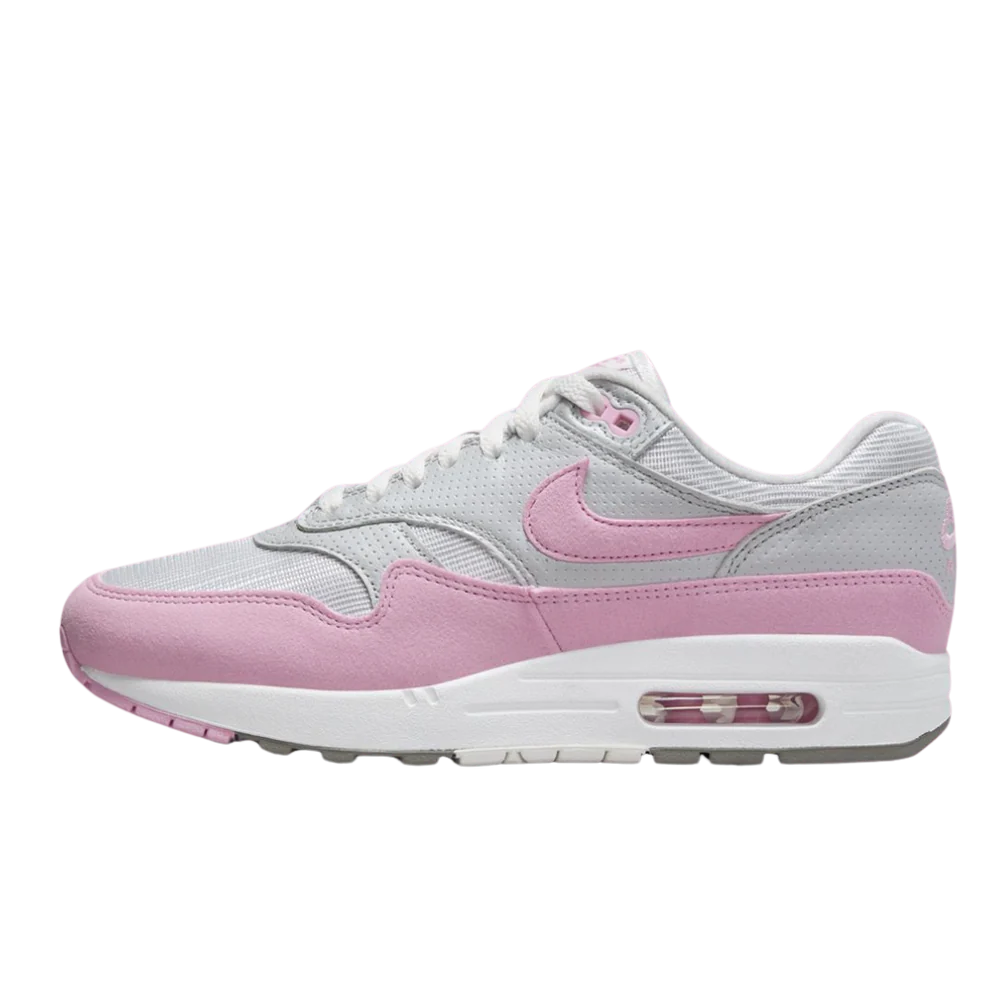 Nike Air Max 1 '87 Metallic Platinum Pink Rise