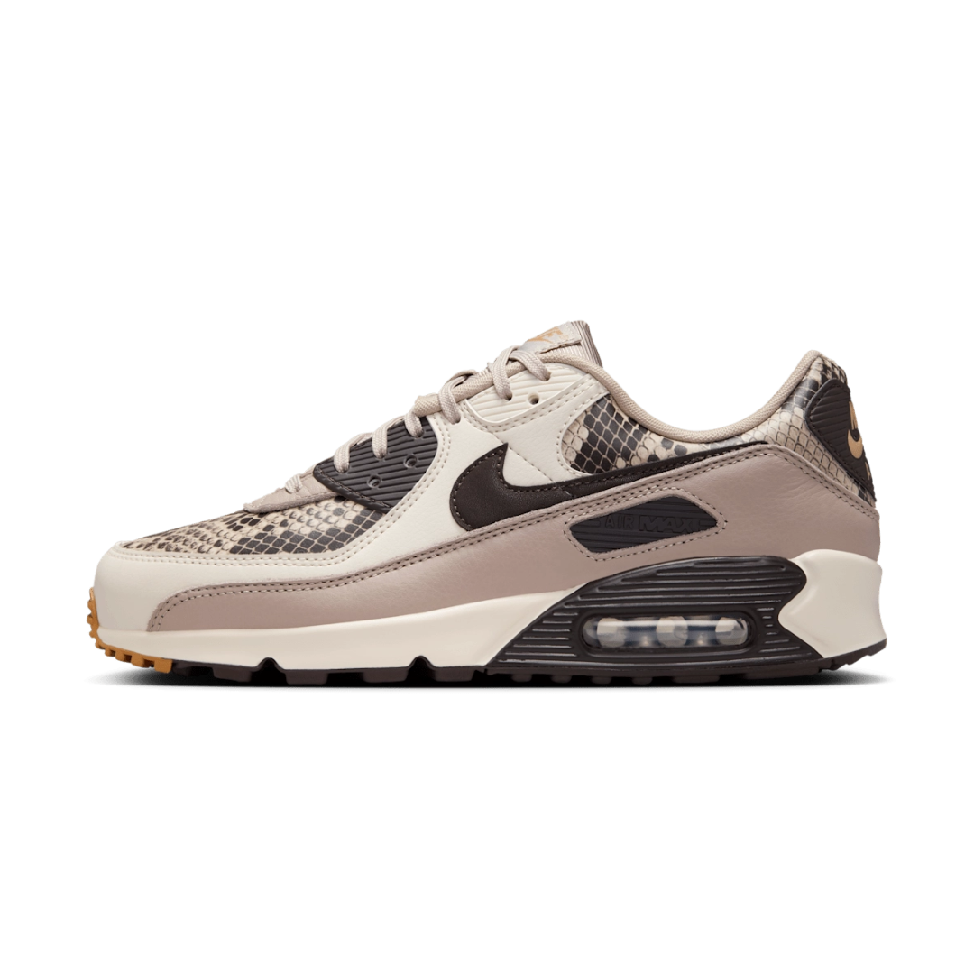 Nike Air Max 90 SE Tan Snakeskin (Women's) - 1