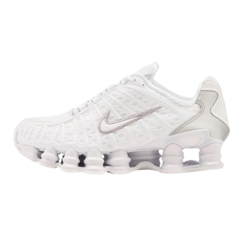 Nike Shox TL White Metallic Silver Max Orange