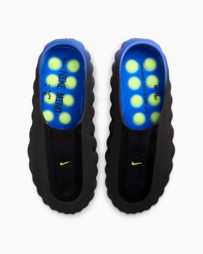 Nike Mind 001 Flyknit Slide Hyper Royal Black - 4