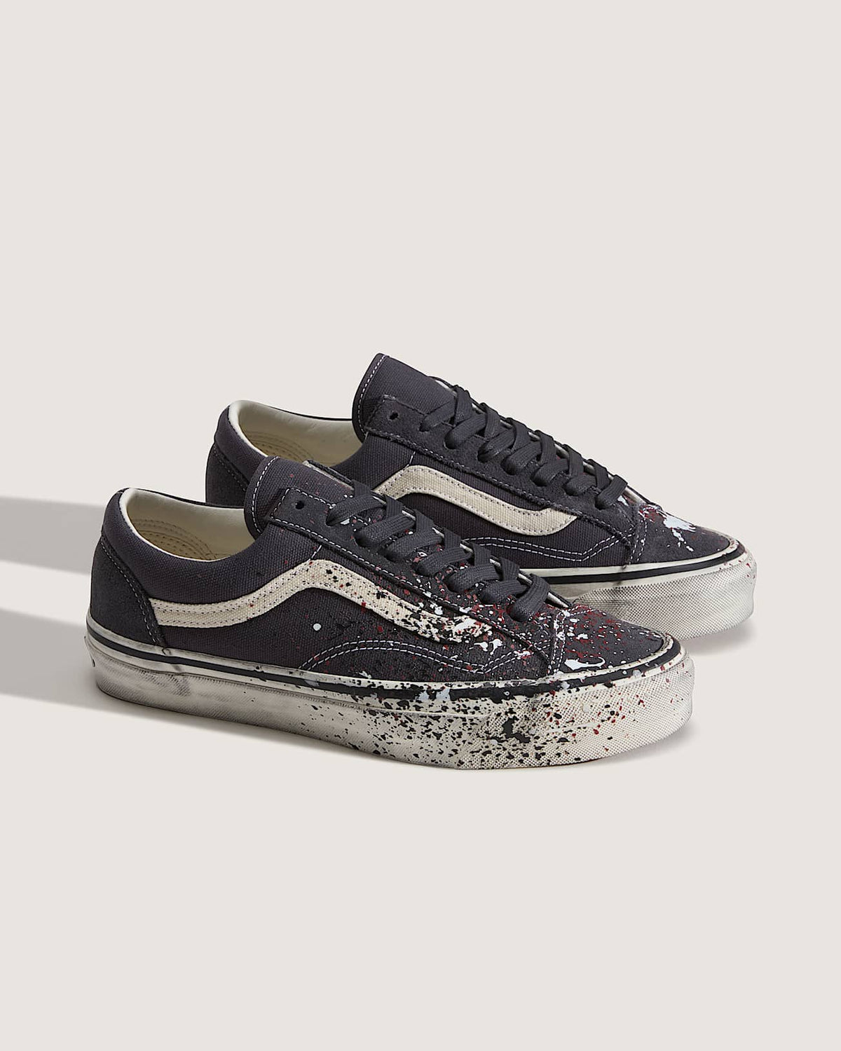 Vans Premium Old Skool 36 Paint Splatter Charcoal Grey - 2
