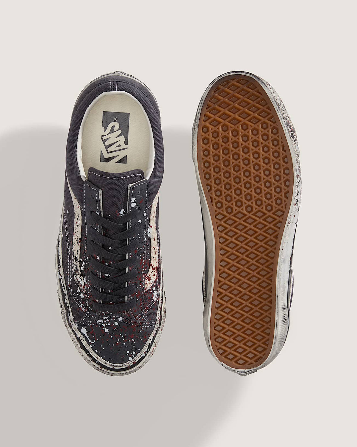 Vans Premium Old Skool 36 Paint Splatter Charcoal Grey - 3