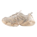FastCop Store adidas XLG Runner Deluxe 2.0 in wonder white and crystal linen with a chunky distressed sole