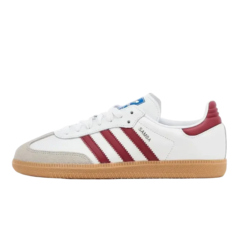 adidas Samba OG White Burgundy Gum
