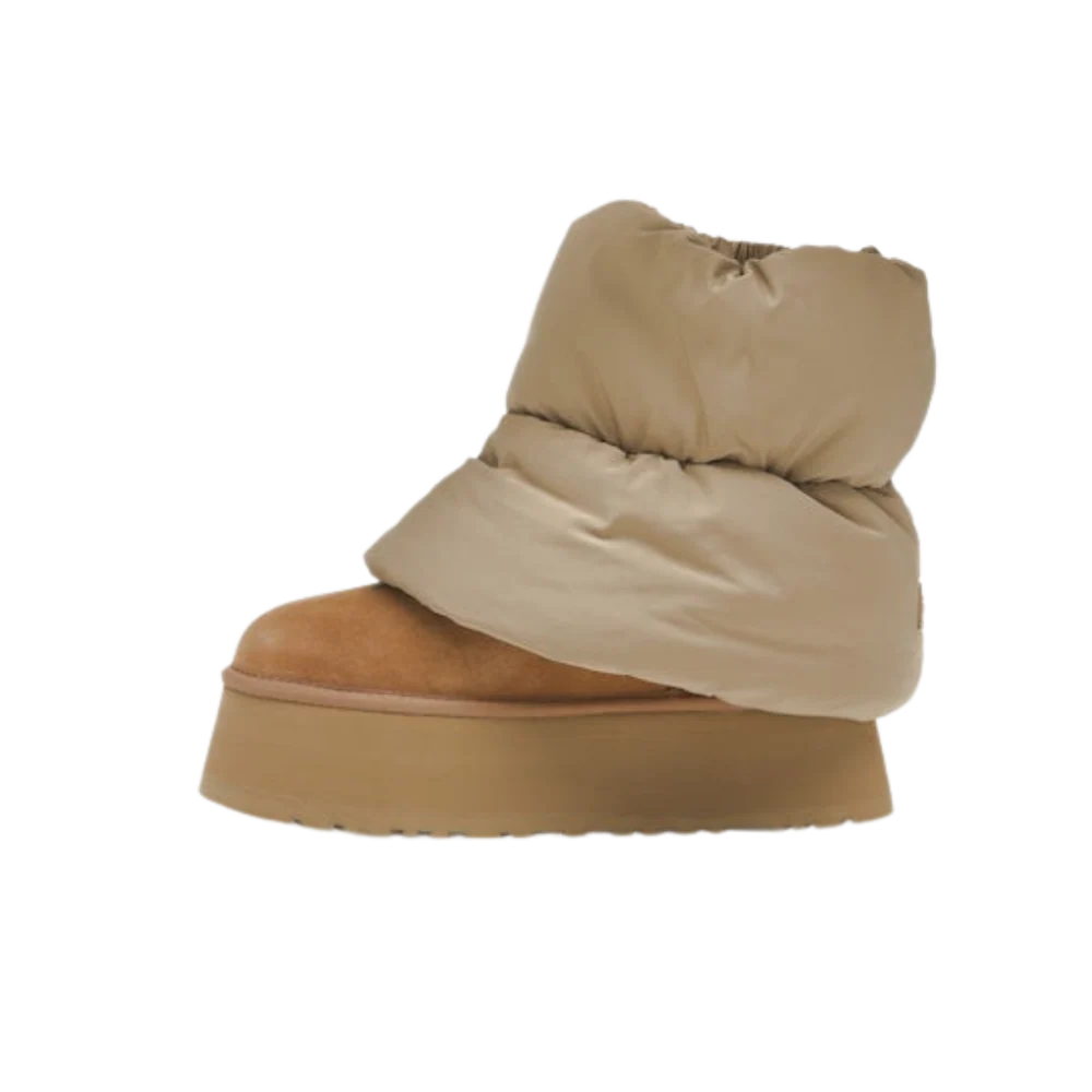 UGG Classic Mini Dipper Puffer Boot Amphora Chestnut