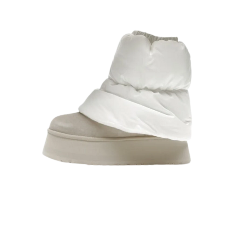 UGG Classic Mini Dipper Puffer Boot White Ceramic