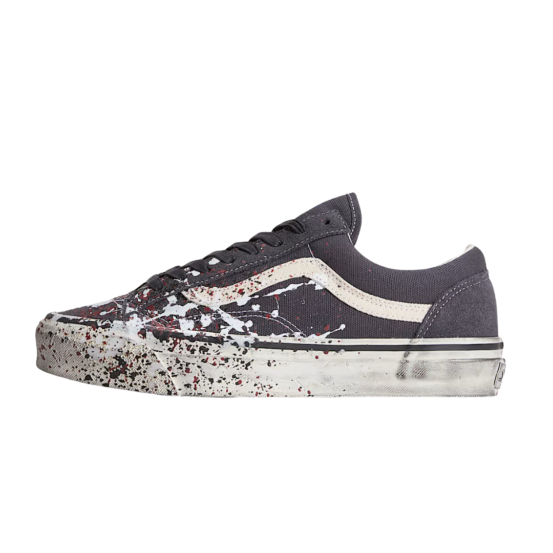 Vans Premium Old Skool 36 Paint Splatter Charcoal Grey - 1