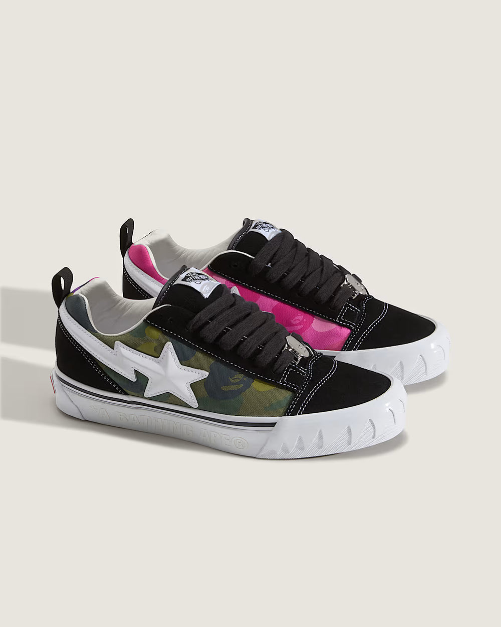 Vans Knu Skool Bape Camo Green - 3