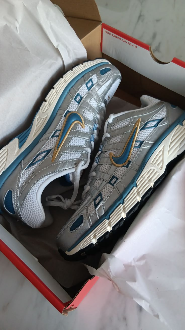 Nike P-6000 Metallic Silver Aegean Storm - 2