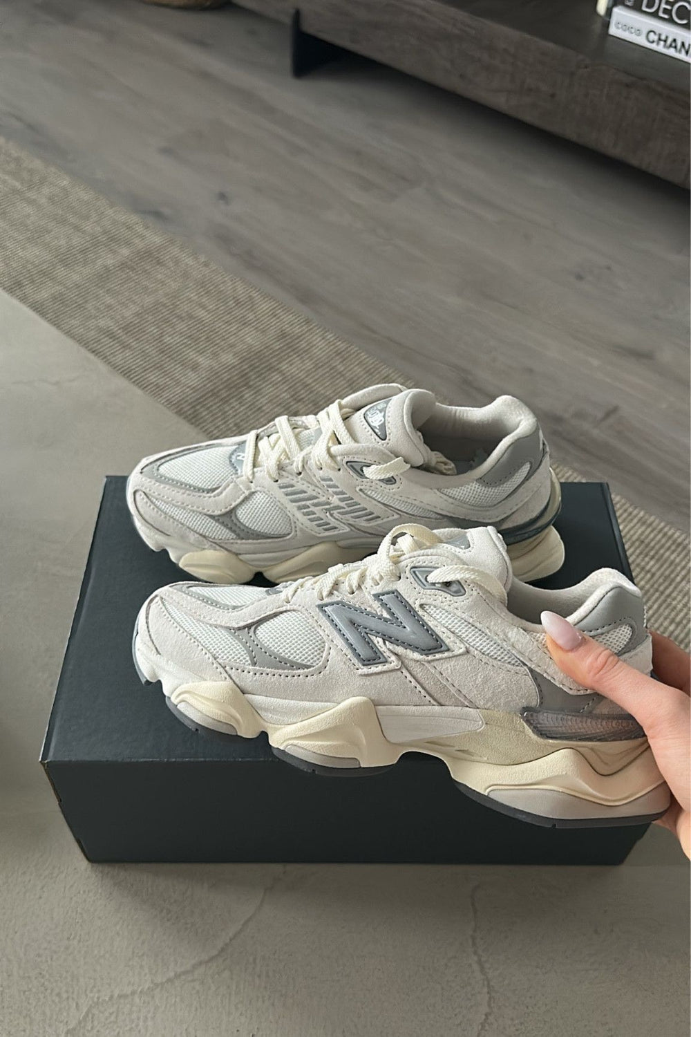 New Balance 9060 Sea Salt White