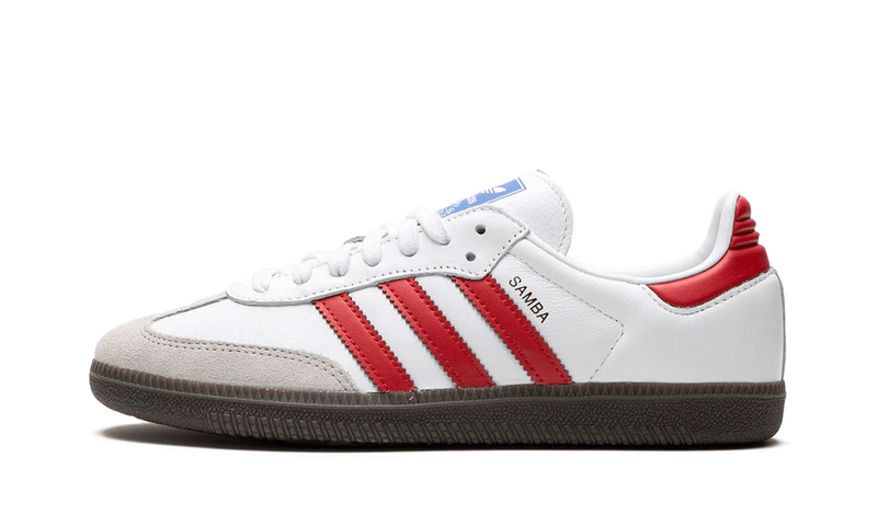 adidas Samba OG White Better Scarlet Shadow Red