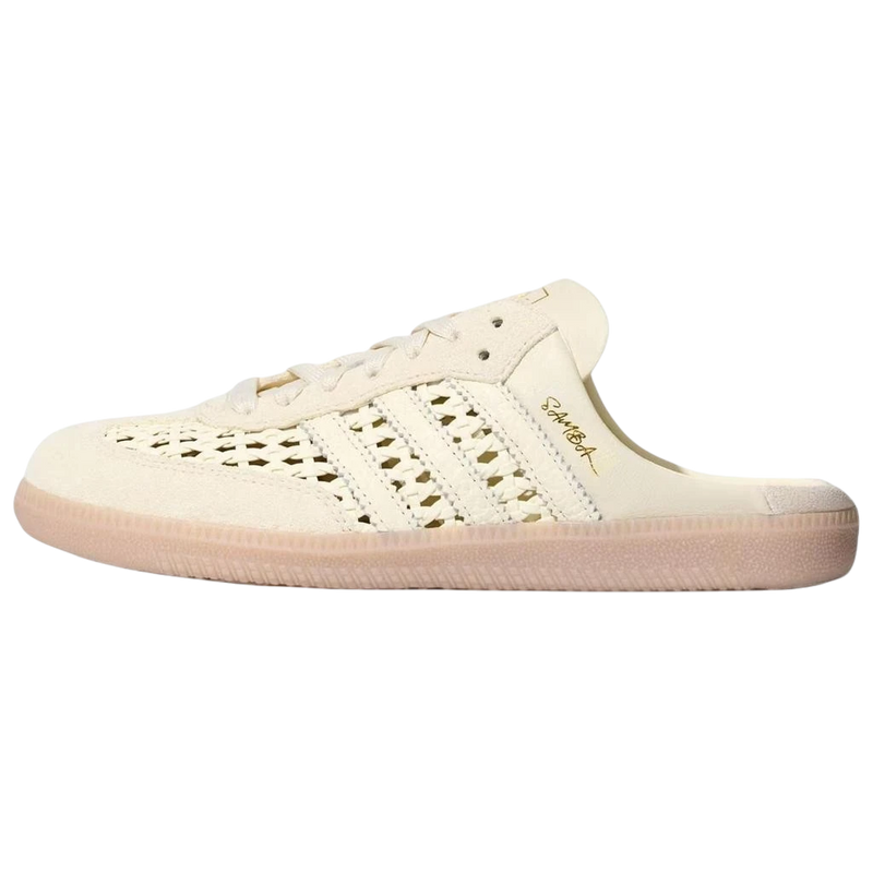 adidas Samba Mule Woven Basketweave Cream White