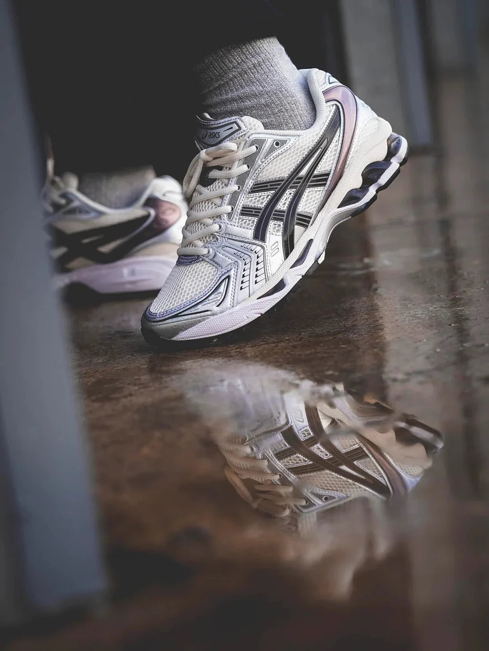 ASICS Gel-Kayano 14 Cream Black Metallic Plum - 2