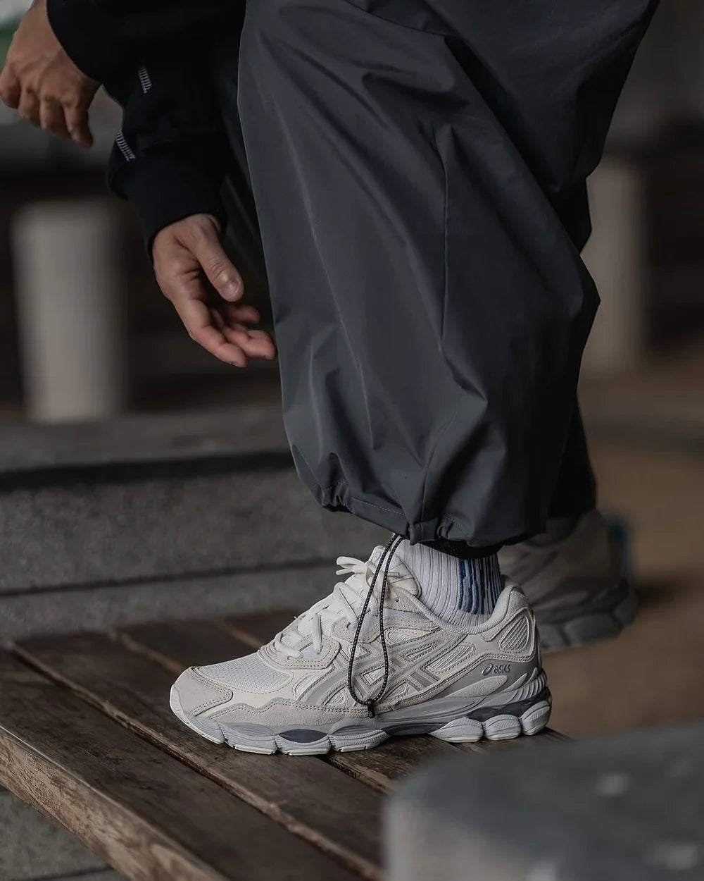 ASICS Gel-NYC Cream Grey - 8