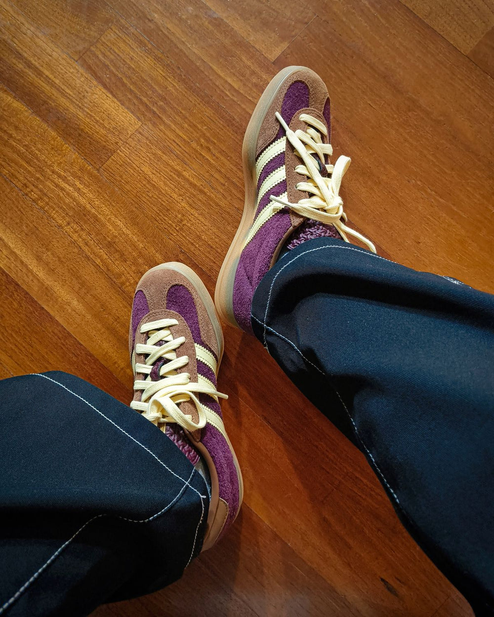 adidas Gazelle Indoor Maroon Almost Yellow
